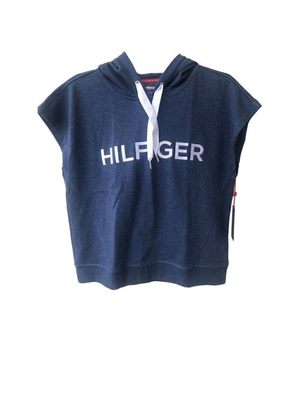 Tommy Hilfiger Sport Cropped Hoodie Sweatshirt  Womens size Medium